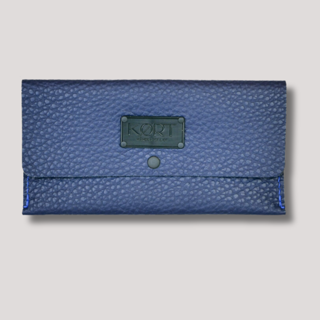 Pandem Pouch Italian Leather Navy