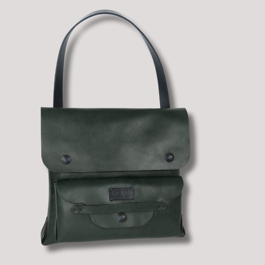 Satchel and Courtney Clutch Green
