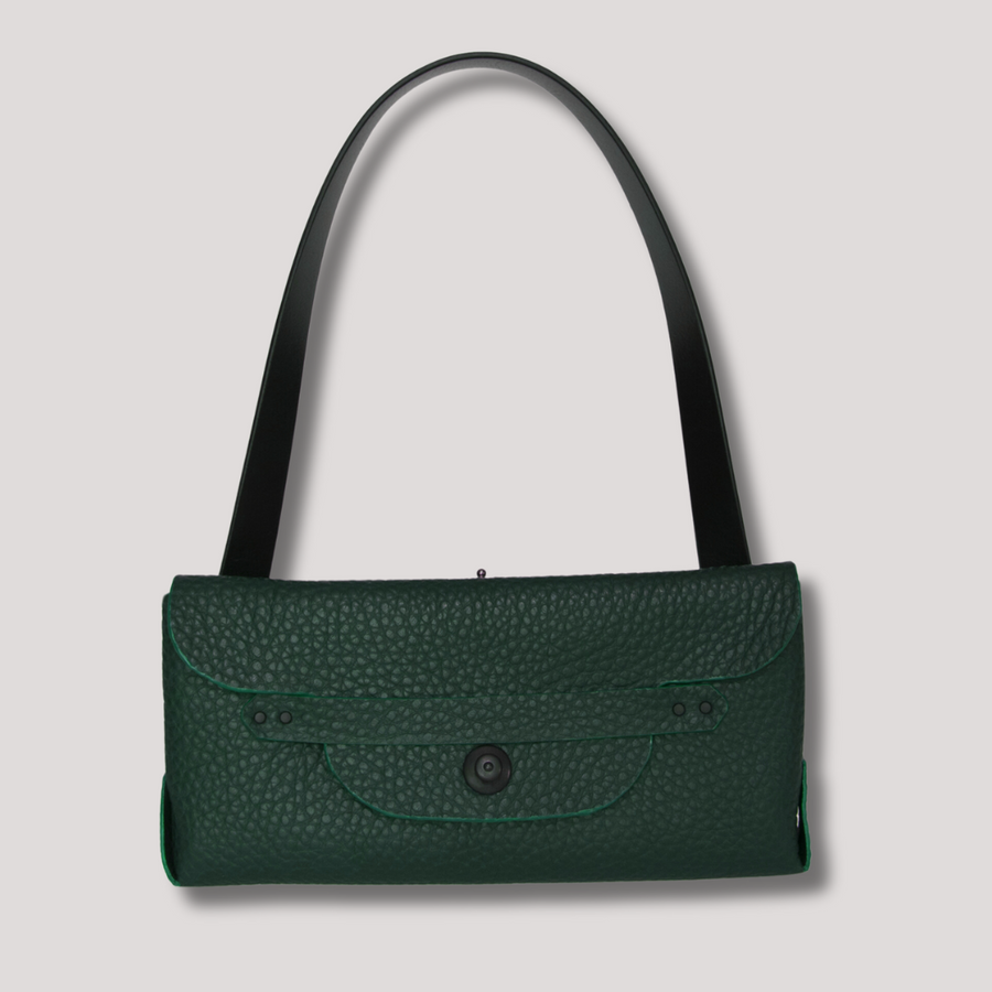 Courtney Clutch Italian leather Bottle