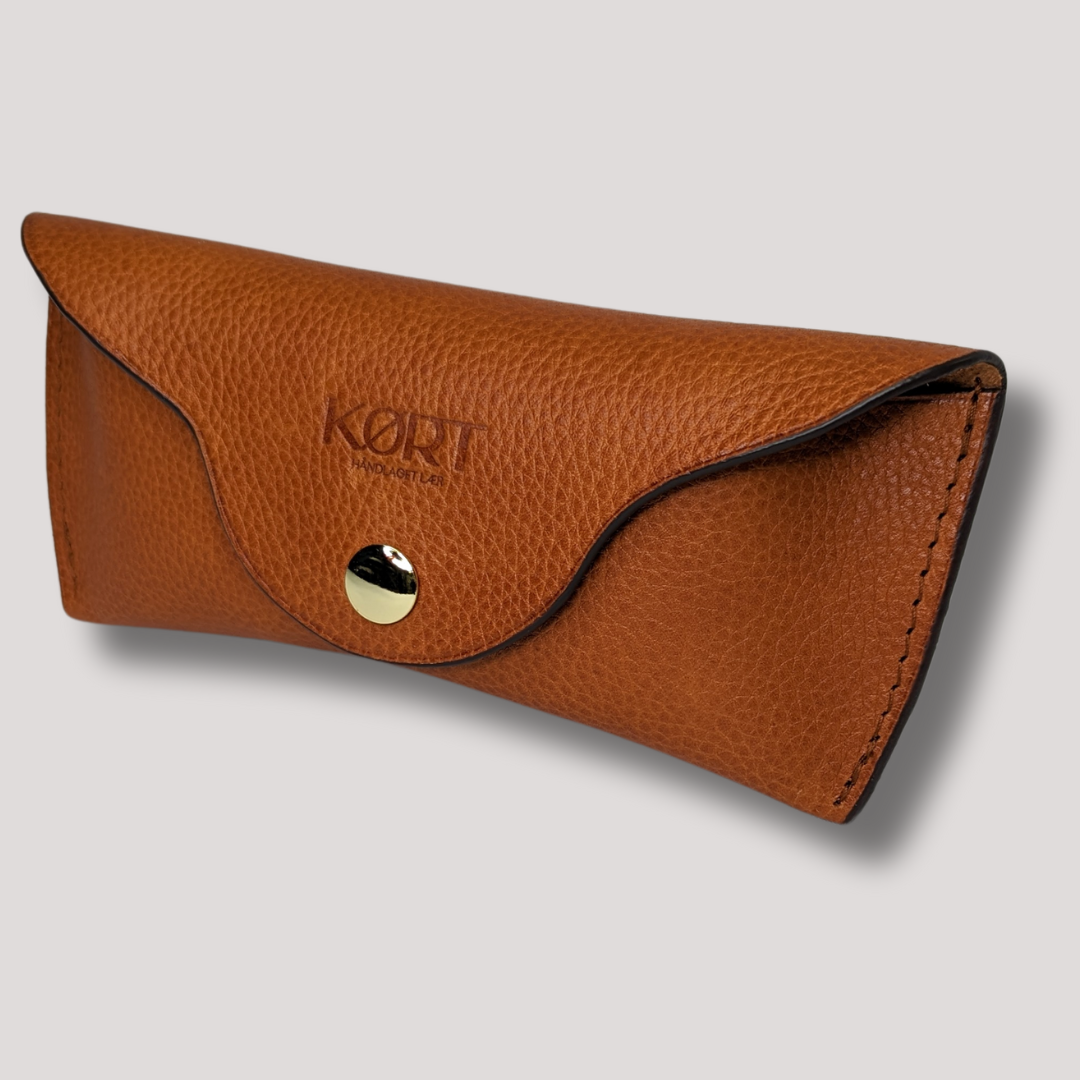 Sara Belt Glasses Case Tan