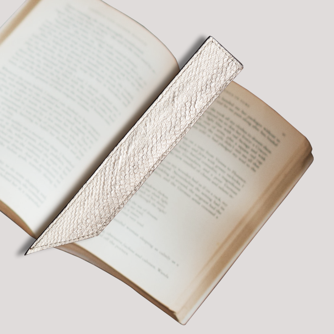 Peter Salmon Leather Bookmark