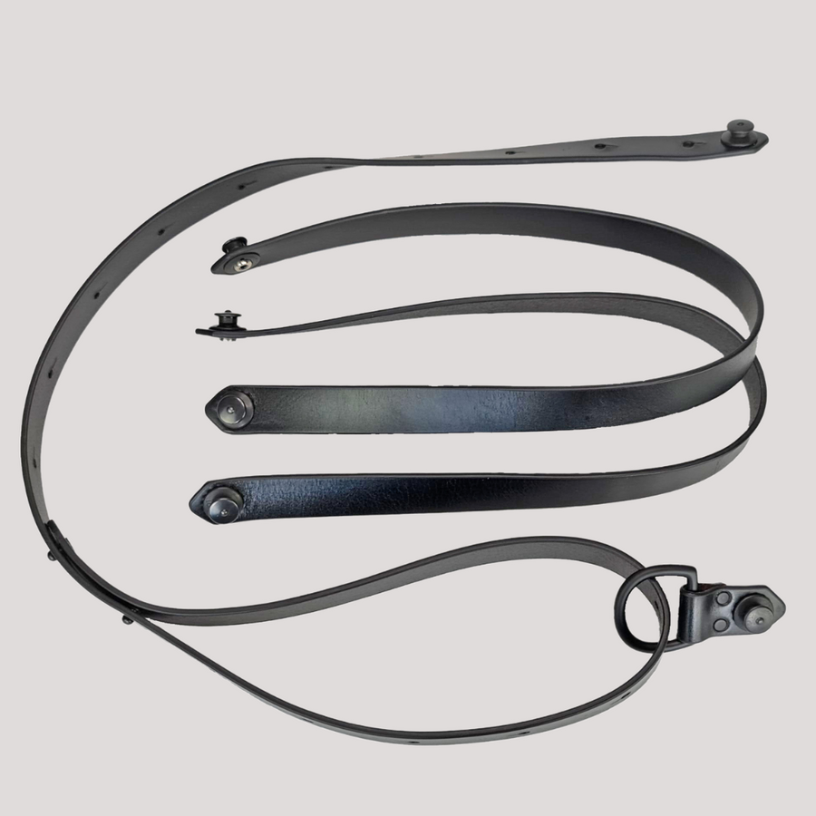 Strap set - Kymera Satchel or full Kymera - Kørt    Contains all the straps you need to use your Kymera Satchel properly, or the full Kymera set if customising colours. If you are purchasing the individual Kymera Satchel bag, you must purchase these straps as well for full functionality. Contains: 1 medium strap 2 long straps 1 main anchor undefined
